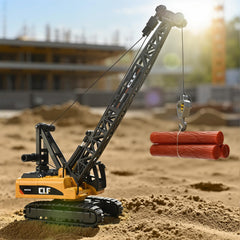 NOVAFUSION crane side view showing authentic proportions for immersive play.
