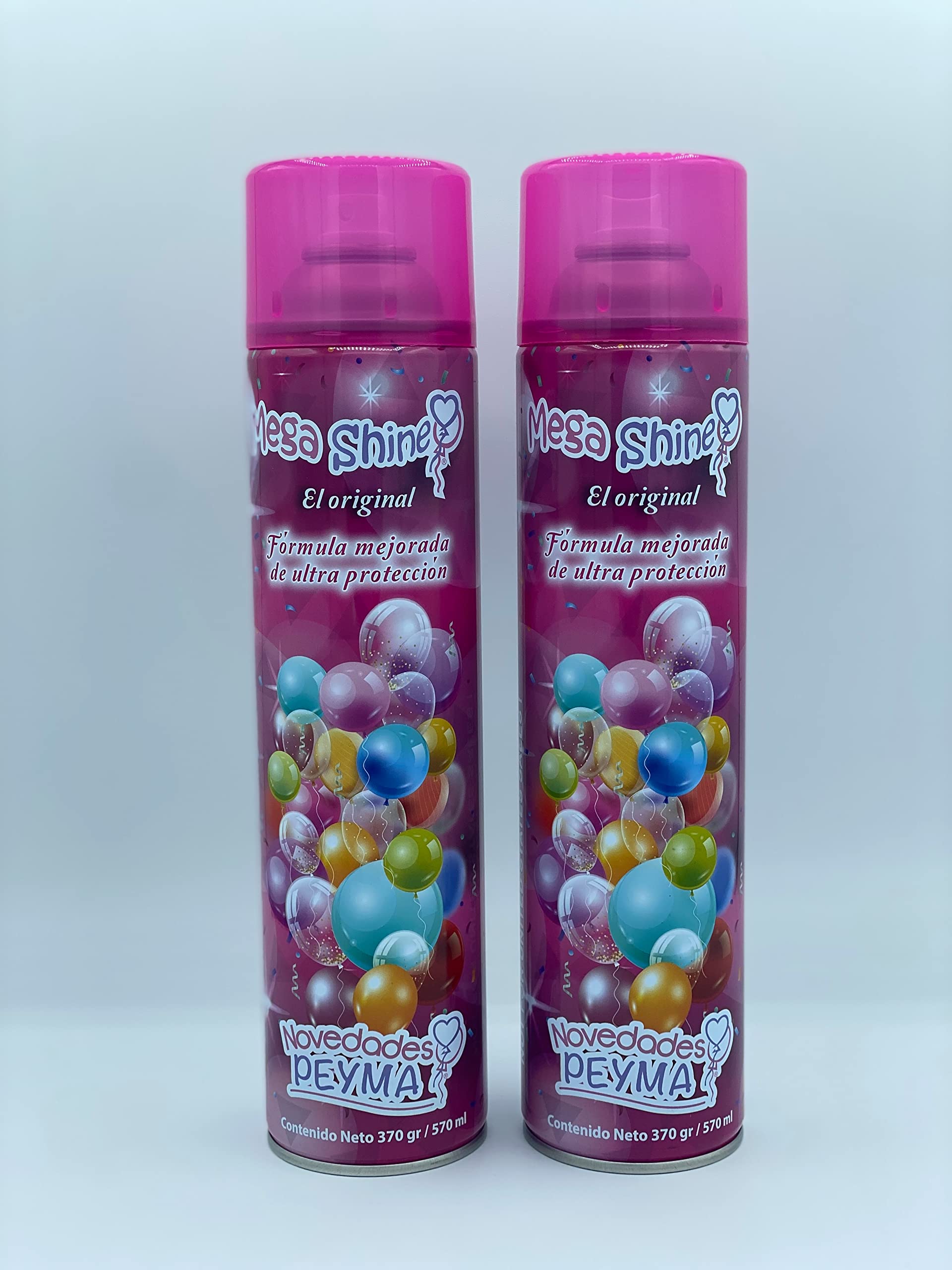 Novedades Peyma Mega Shine 2 Pack bottle close up for gloss