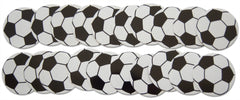 Novel Merk soccer ball decals serve as fun party favors for sports celebrations.