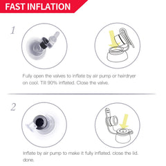 Novelty Place giant ball with pump inflation recommended for setup