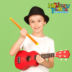 Novelty Place groan tube orange 16-inch portable noisemaker for events.