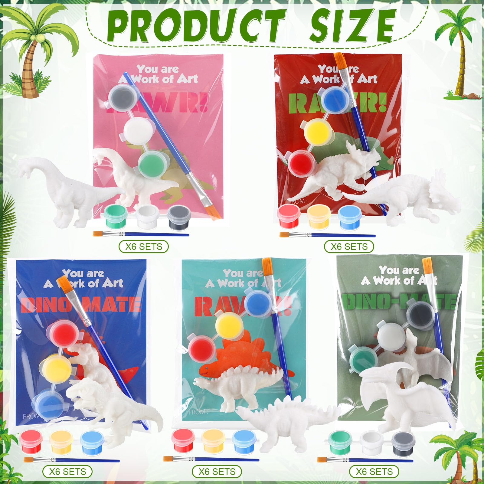 Noveread durable PVC dinosaur figurines for hands-on art