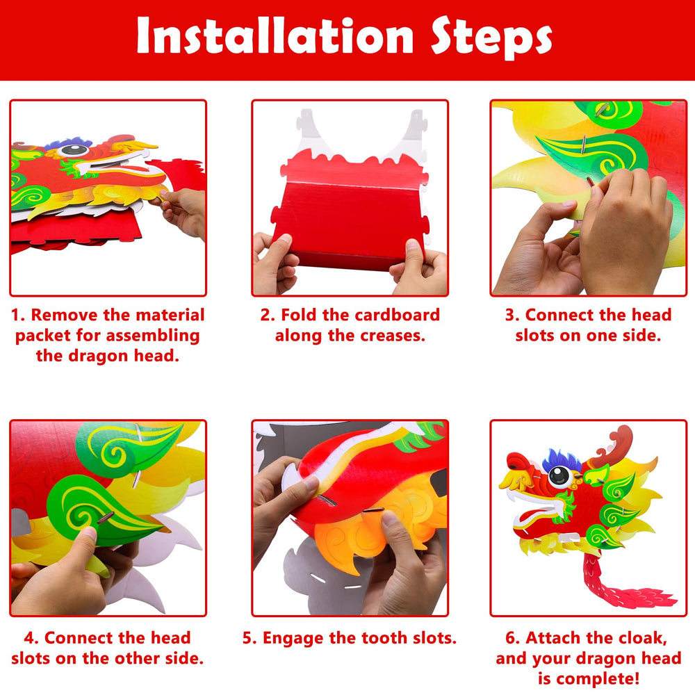 Nowaca dragon head gift-ready kit for Chinese New Year celebrations.