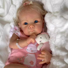 NPKCJZY cloth body with vinyl limbs offers a soft, huggable feel