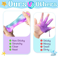 NPNE Mermaid Slime educational creativity play for kids.