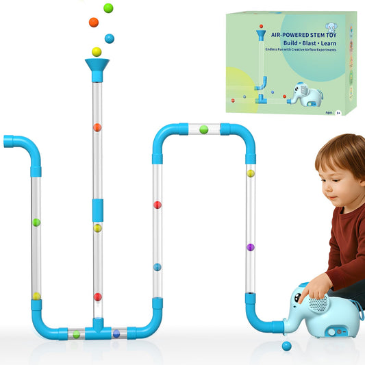 NPOUE STEM air toy with tubes and turbine for hands-on learning