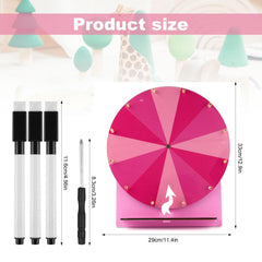 NQEUEPN prize wheel featuring sub-arrow design to enhance party visuals.