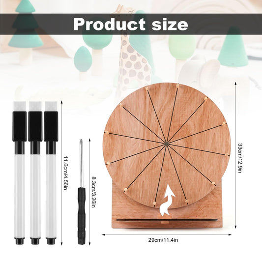 Spin wheel stand from NQEUEPN ready to assemble on a desk or table.