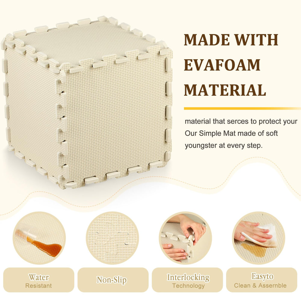 Nuanchu interlocking foam tiles provide versatile spaces in classroom or home