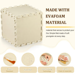 Nuanchu interlocking foam tiles provide versatile spaces in classroom or home