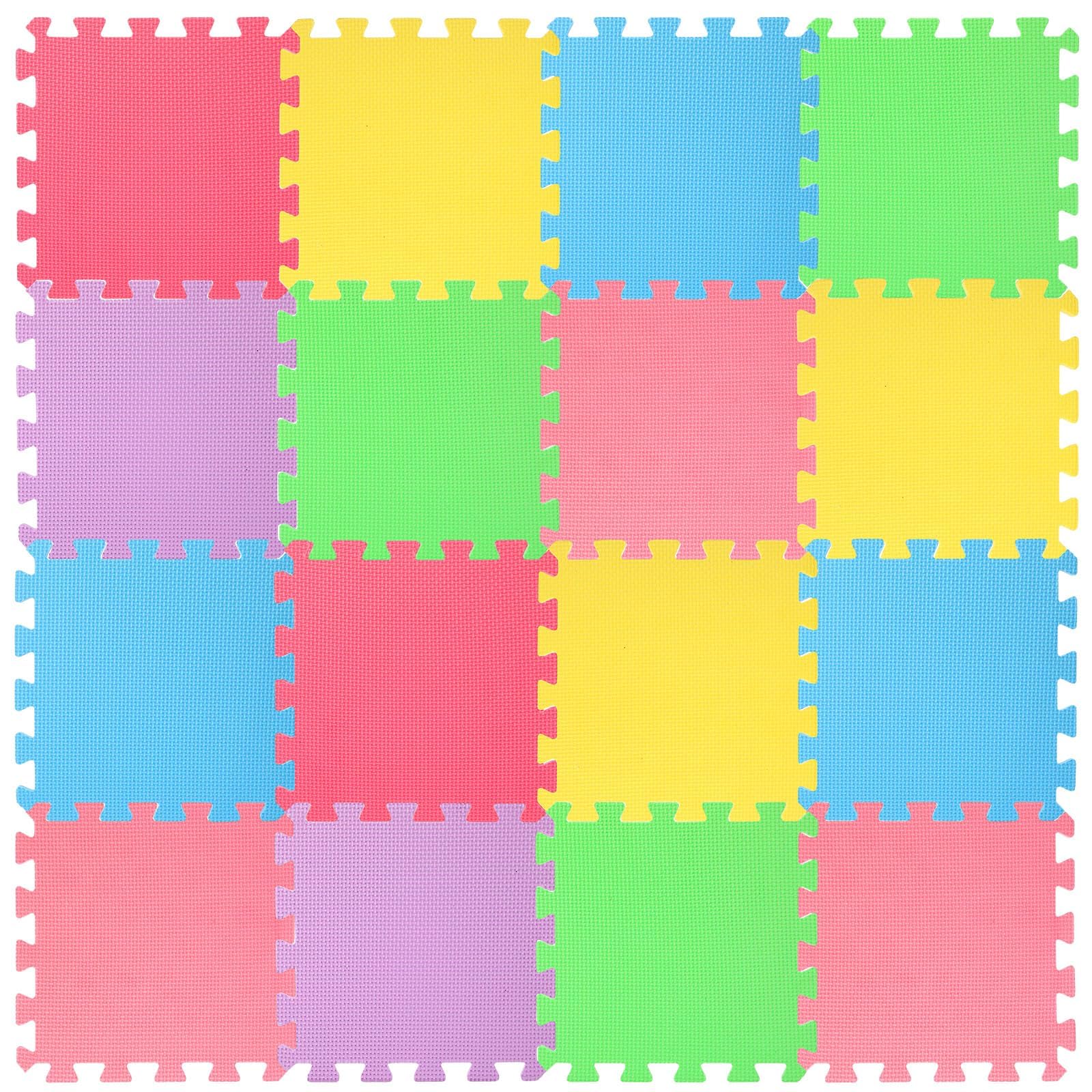 Nuanchu colorful foam floor mats for kids in a versatile play space