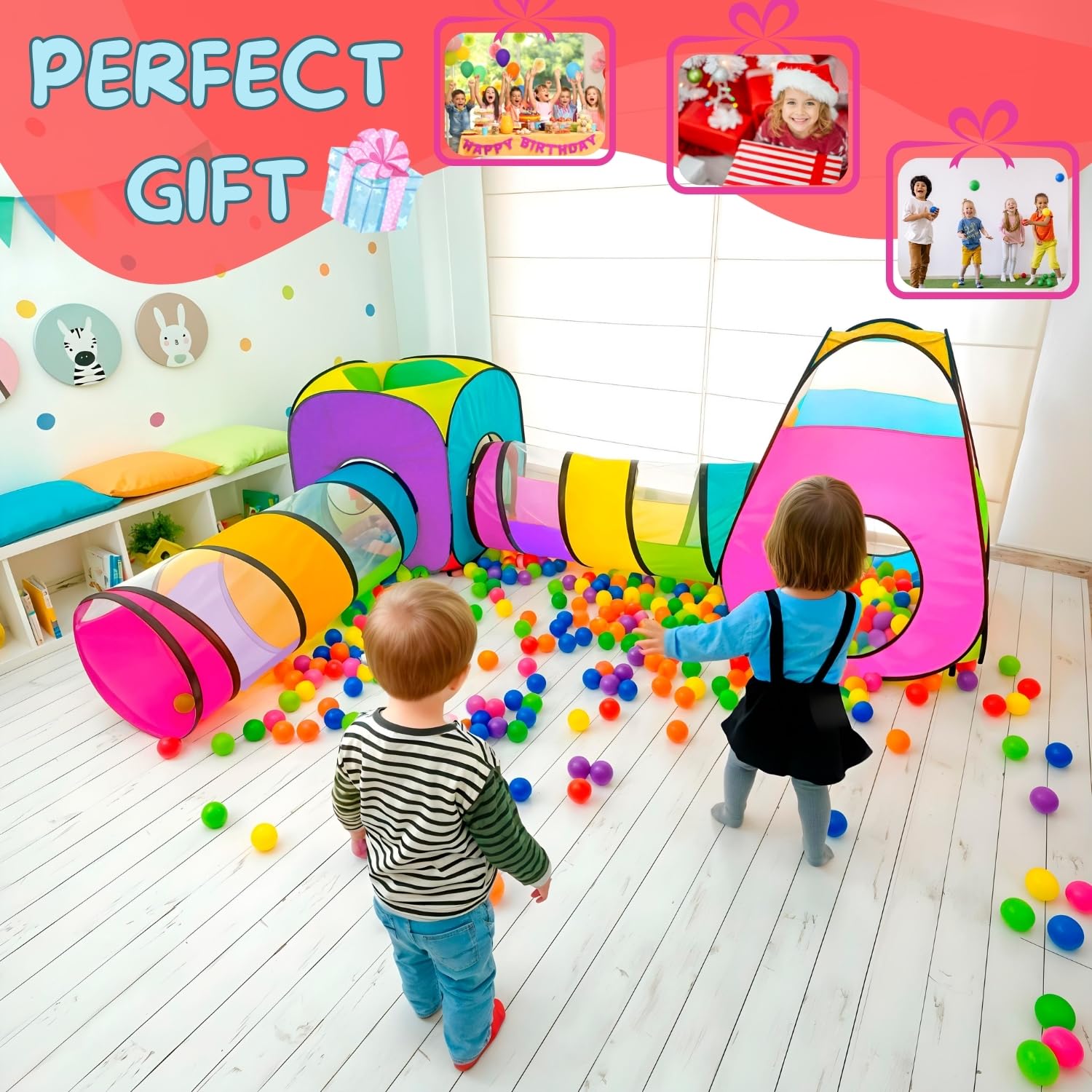 NUBUNI interchangeable-pieces allow versatile play configurations.