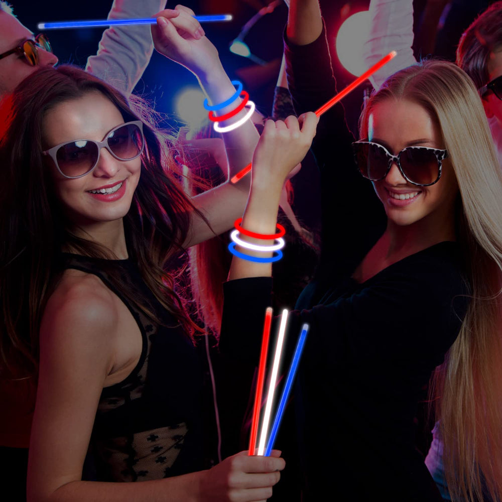 NUDALA packaging showing two protective tubes to shield glow sticks from light and heat.