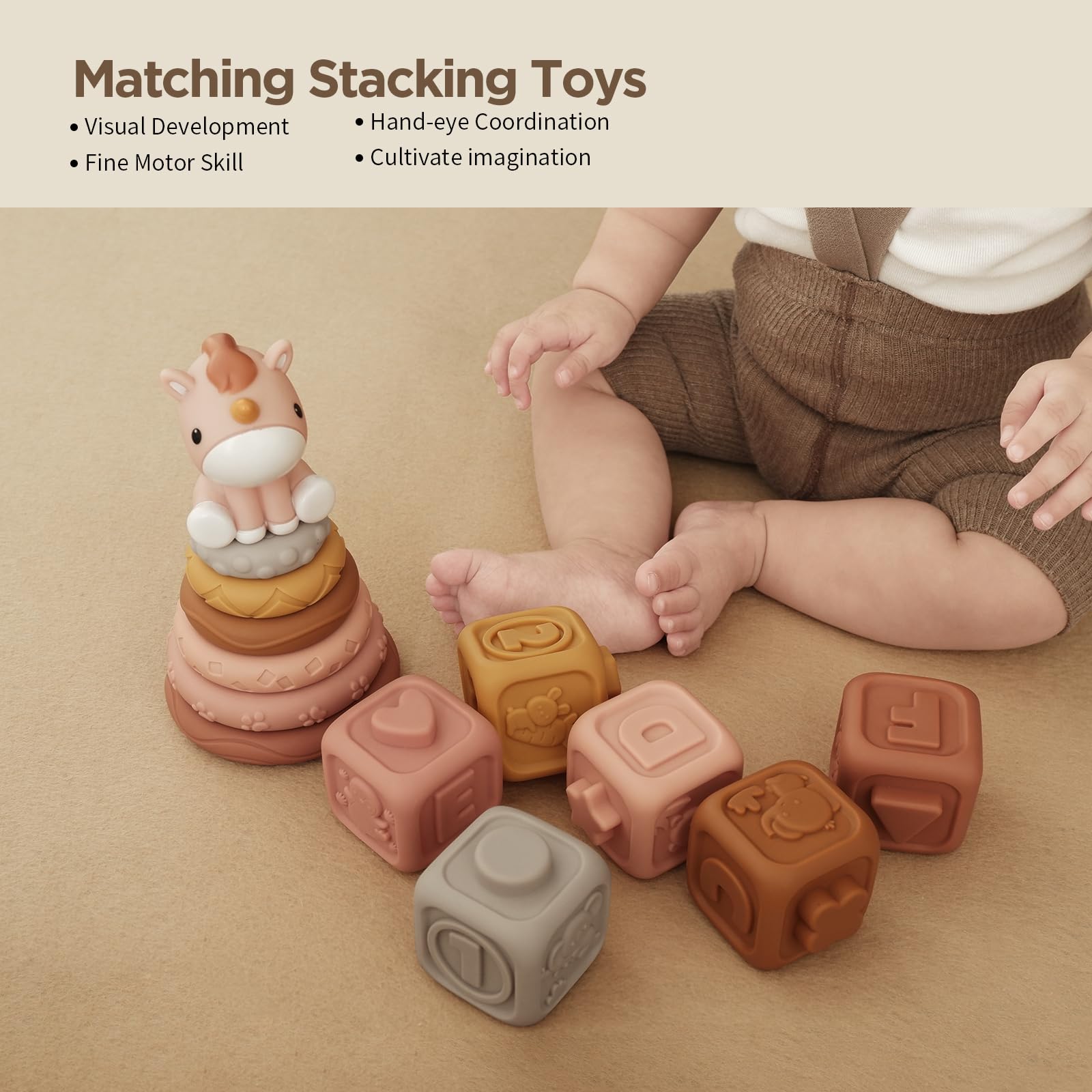 Nueplay block with heart top adds themed learning and pretend play moments