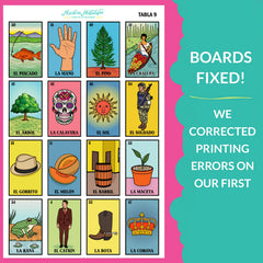 Durable PVC boards from Nuestra Nostalgia show crisp print.