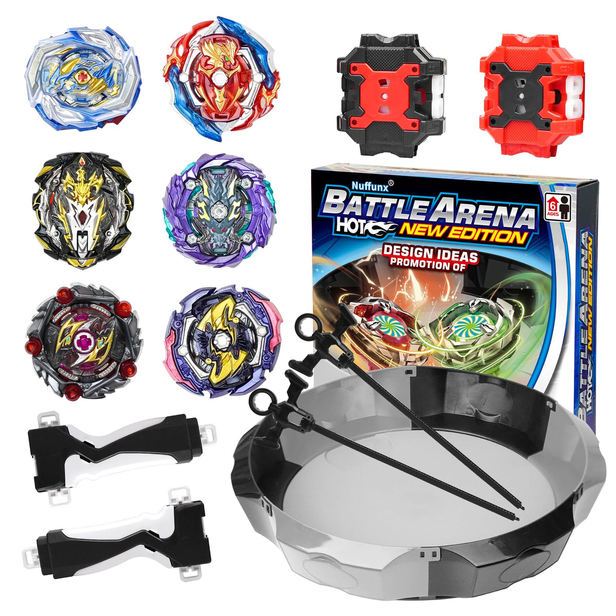Nuffunx Bay Blade stadium large arena enables epic battles and family fun