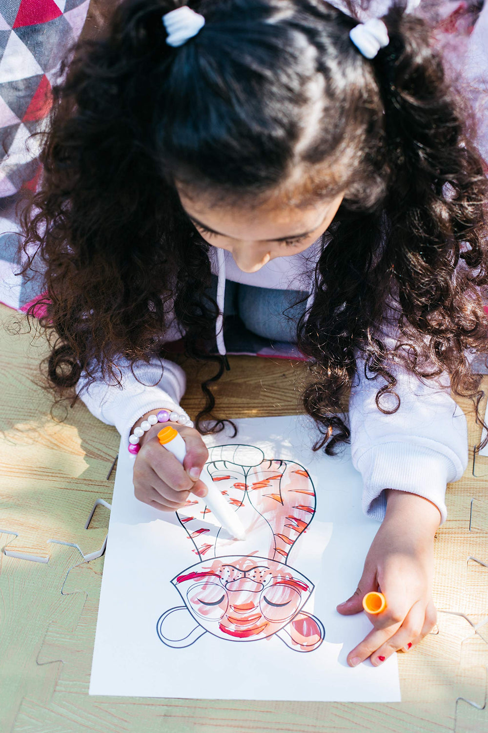 NuFun Activities gift-ready coloring paper for kids age 3 and up.