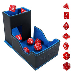 Nugnurt dice tower foldable structure for compact gameplay and easy transport.