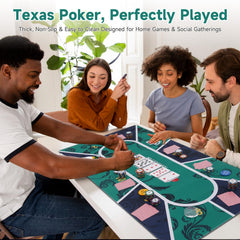 Nugnurt poker mat carry bag for storage and travel