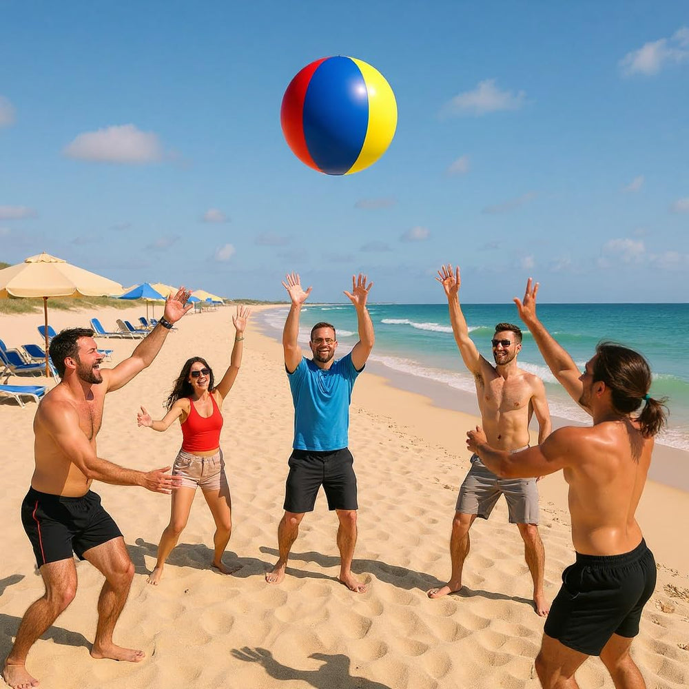 Nujzuir outdoor party scene featuring the colorfully decorated ball