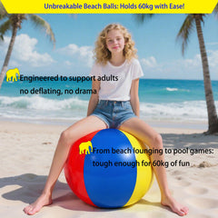Nujzuir vibrant retro color pattern on the beach ball