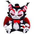 Nultse Hazbin Husk plush face view shows soft texture and collectible charm.