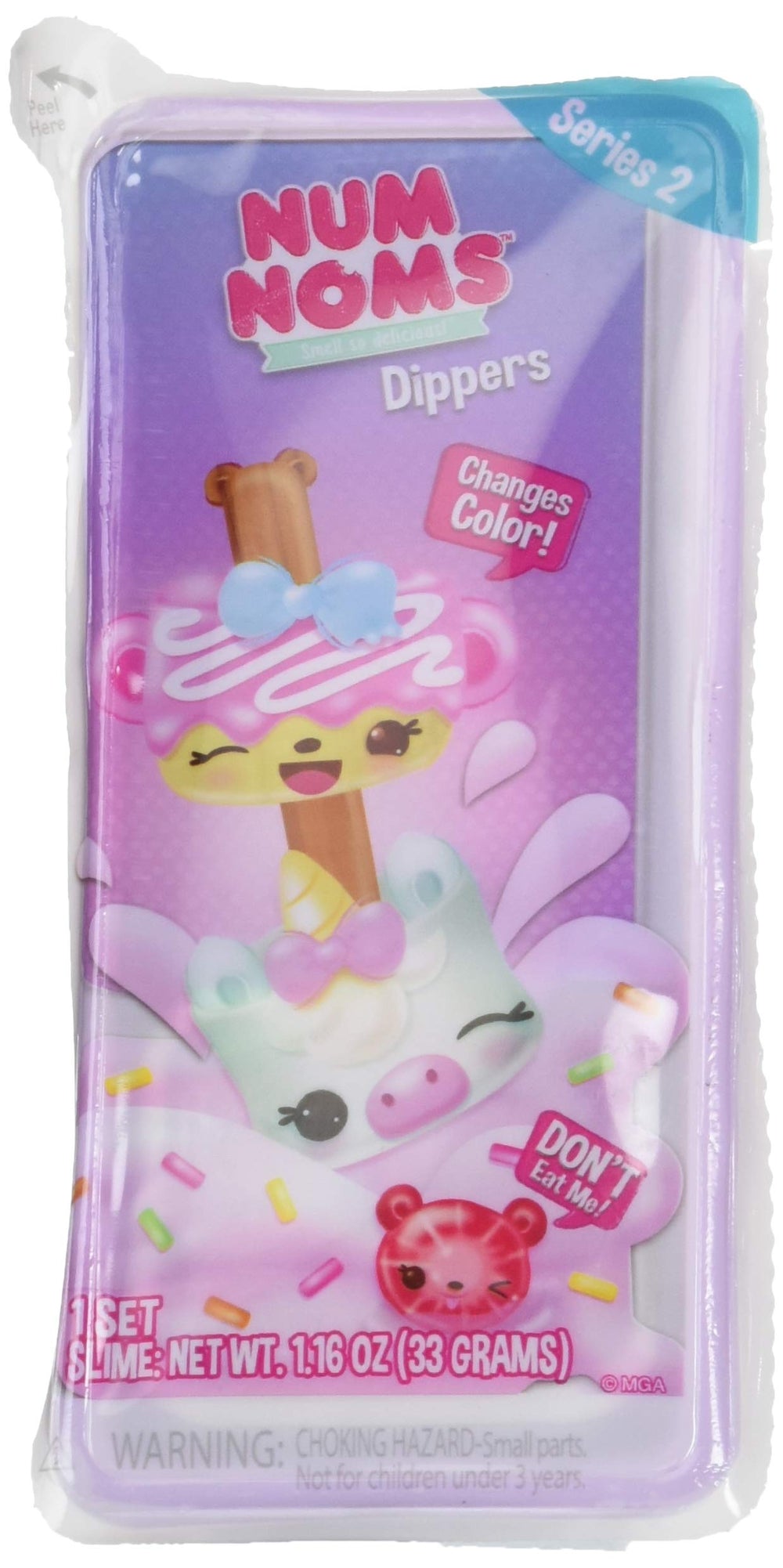 Num Noms Snackable Dippers Series 2 unboxing shows collectible big dipper and mini dipper