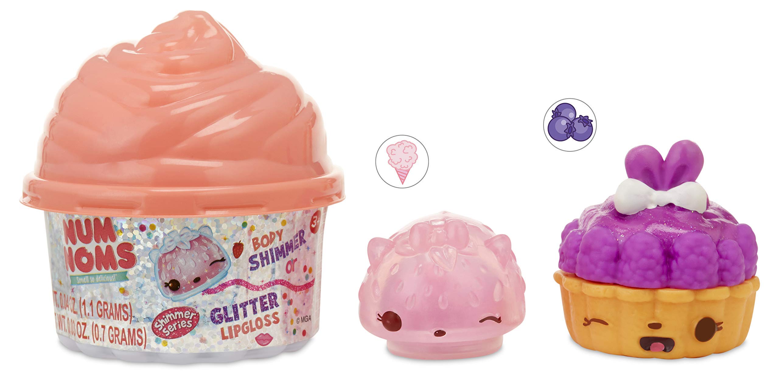 Num Noms packaging emphasizes surprise inside for imaginative play.