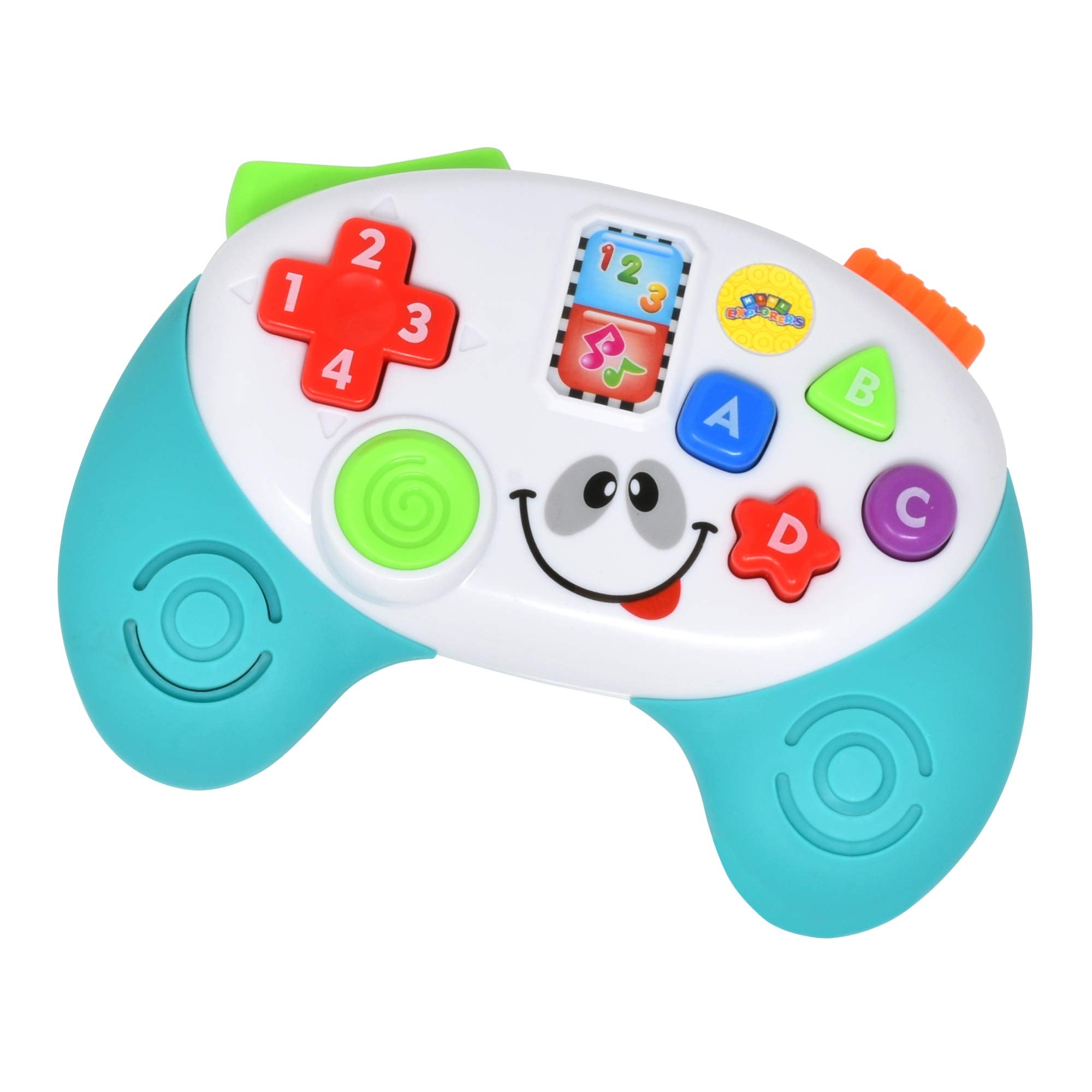 Number 1 in Gadgets baby remote joystick boosts fine motor play and learning through interactive feedback.