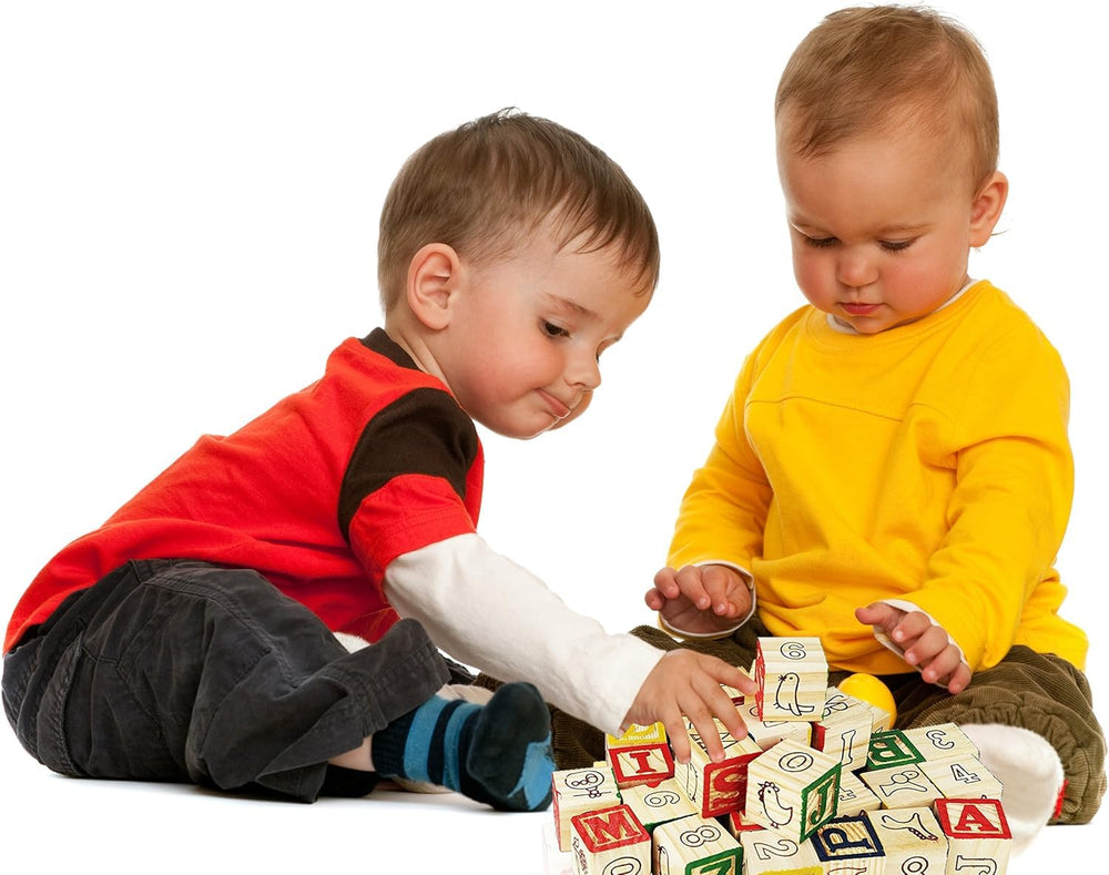 Number 1 in Gadgets block tower building promotes stacking and motor practice