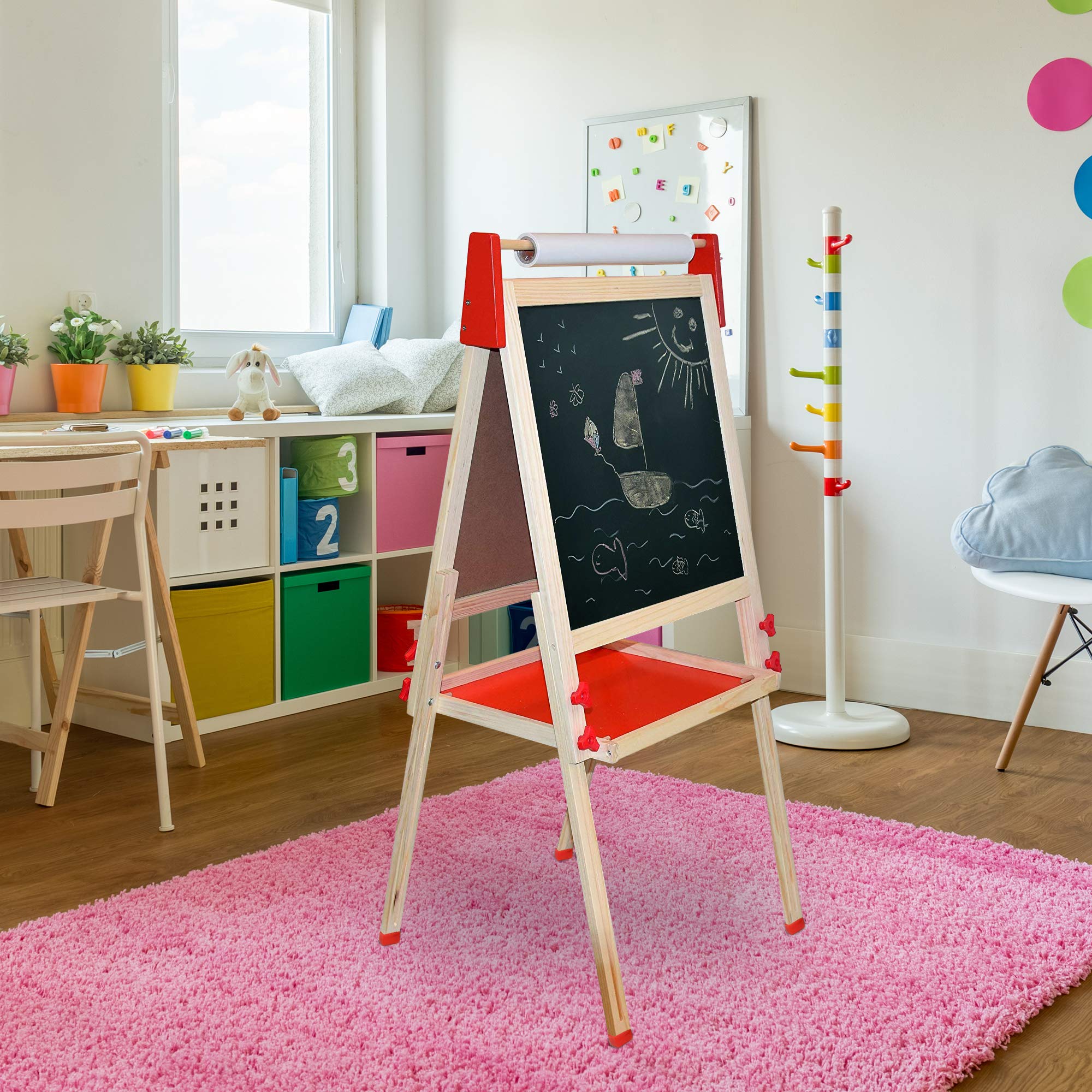 Includes chalks and eraser with Number 1 in Gadgets deluxe easel
