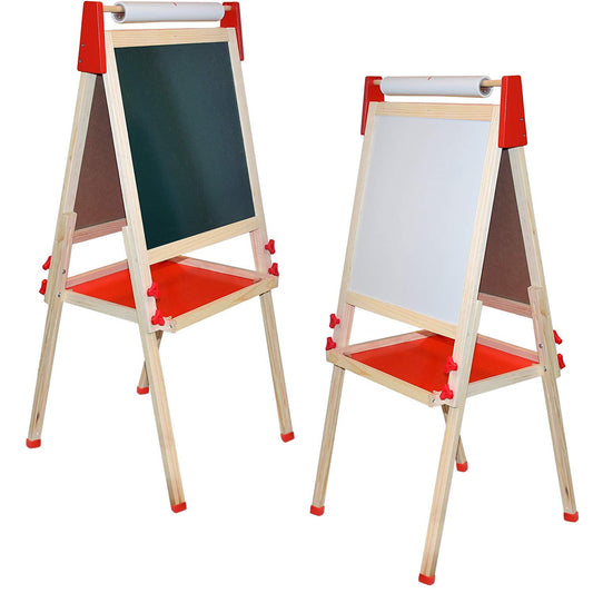 Number 1 in Gadgets deluxe standing easel with full assembly setup for family art time