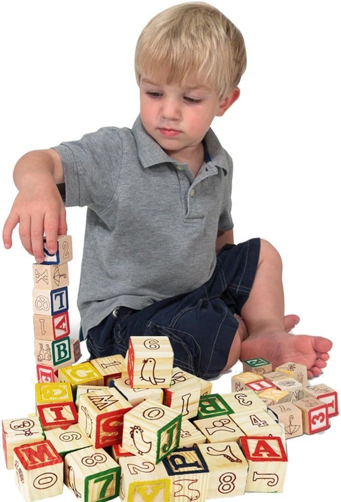 Number 1 in Gadgets durable wooden blocks with non toxic colors for safe exploration