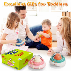 NUMBERFUN Battery-free dinosaur cars offer safe, simple playtime for infants