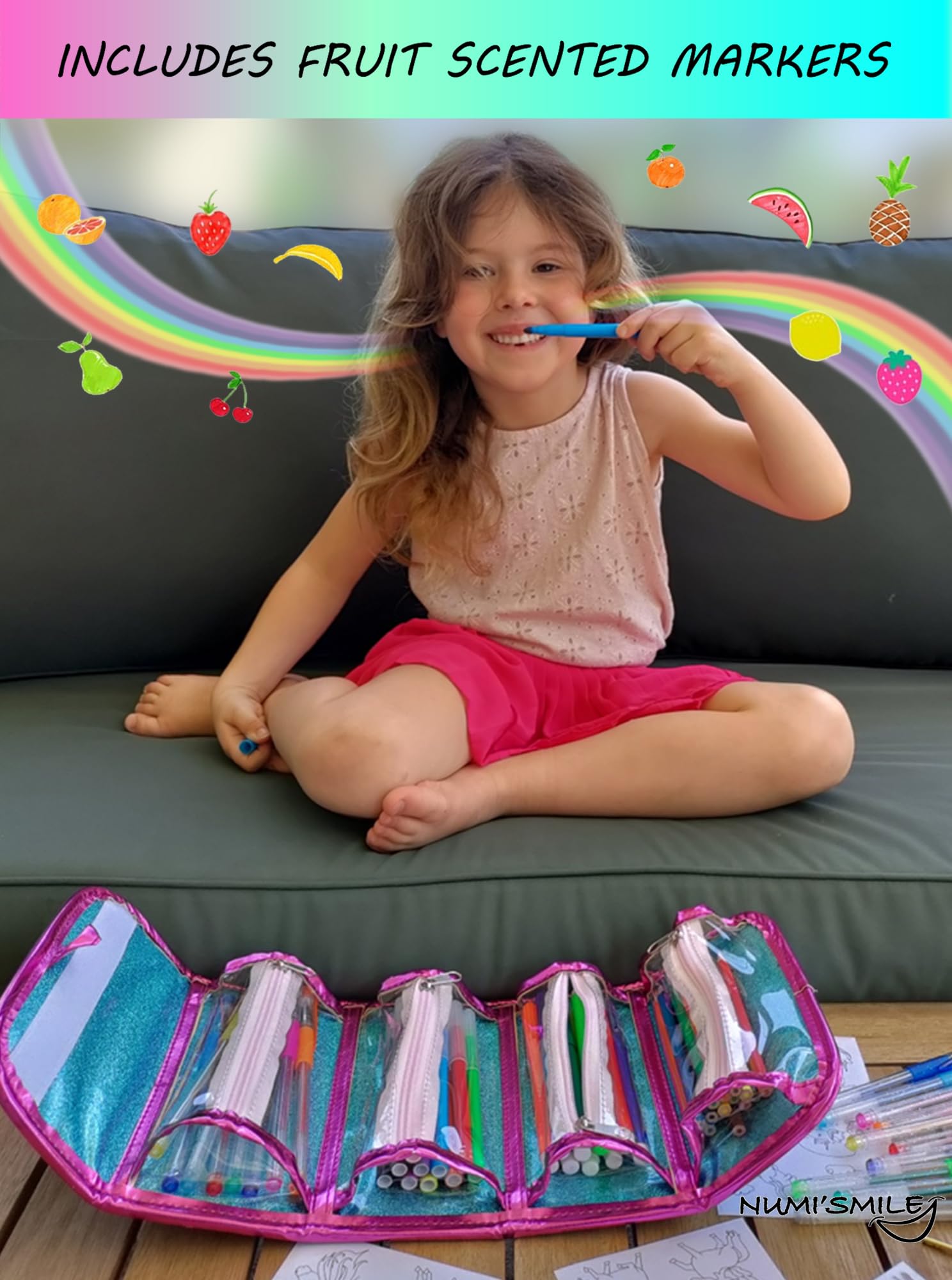 NUMI'SMILE Gold wand accessory inspires magical pretend play and imaginative stories.