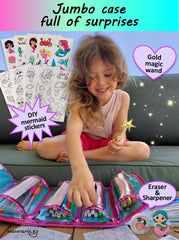 NUMI'SMILE Mermaid art kit suited for school, travel, or thoughtful gifts.