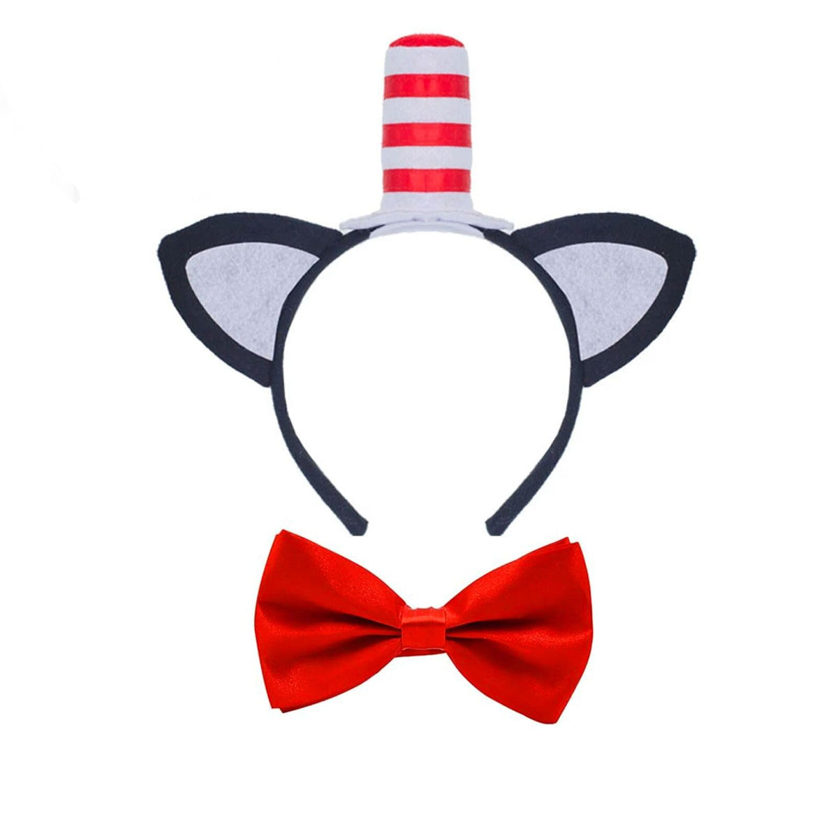 NUMJAW cat headband with stovepipe hat for playful cosplay.