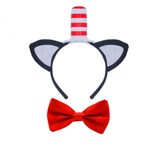 NUMJAW cat headband with stovepipe hat for playful cosplay.