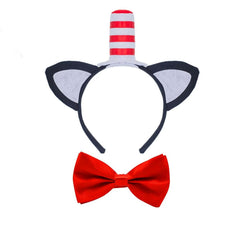NUMJAW cat headband with stovepipe hat for playful cosplay.