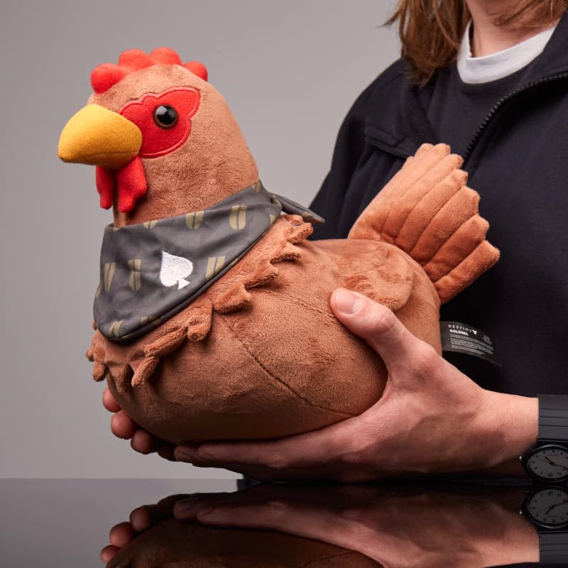 Colonel Plush shown as part of a Destiny 2 collectible series for shelves.