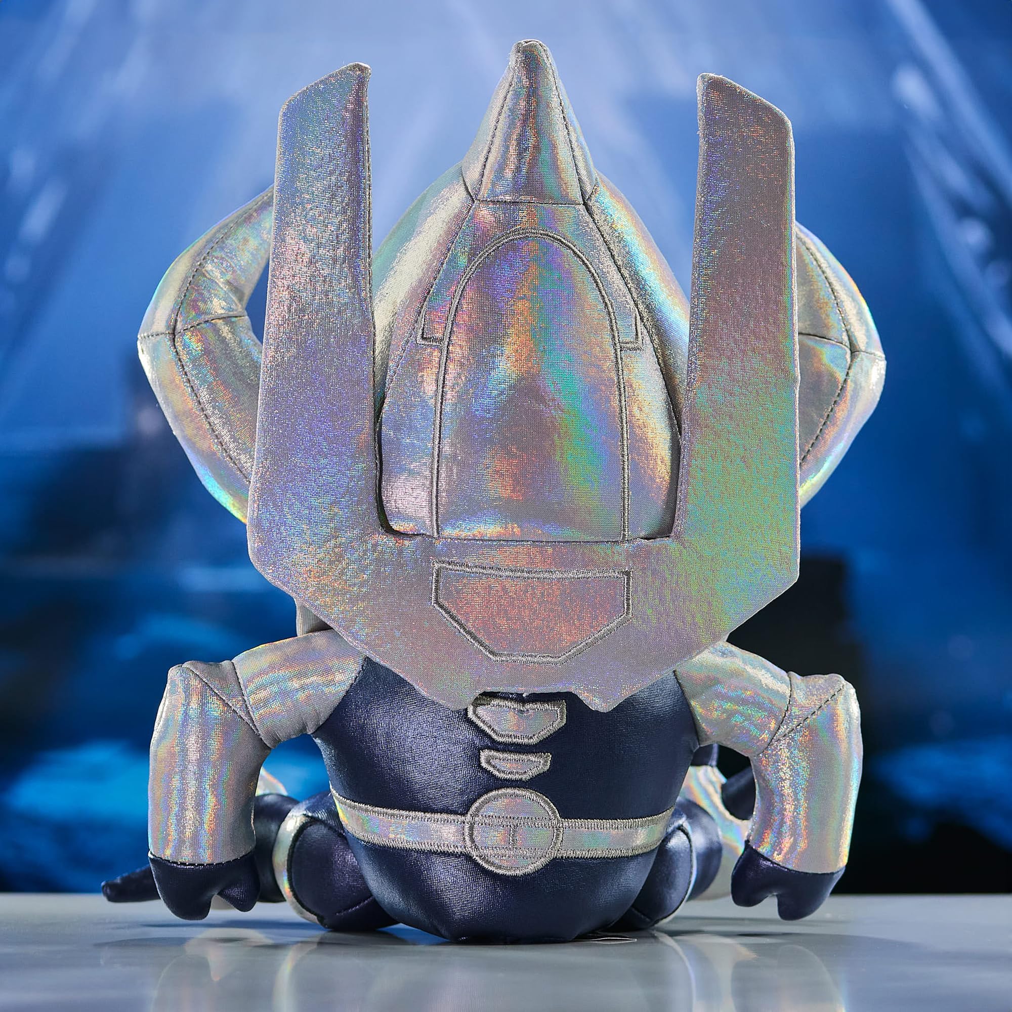 Numskull Destiny 2 Aetheon Plush shown as a collectible on a shelf