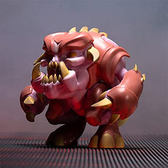 Numskull Pinky Doom Eternal figurine, armored front detail for realism.