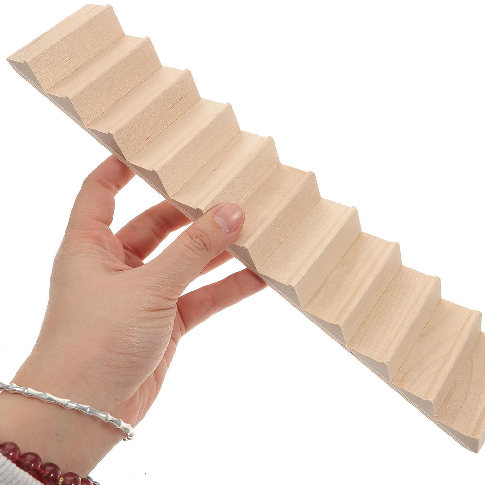 NUOBESTY 1:12 scale staircase enhances dollhouse renovations.