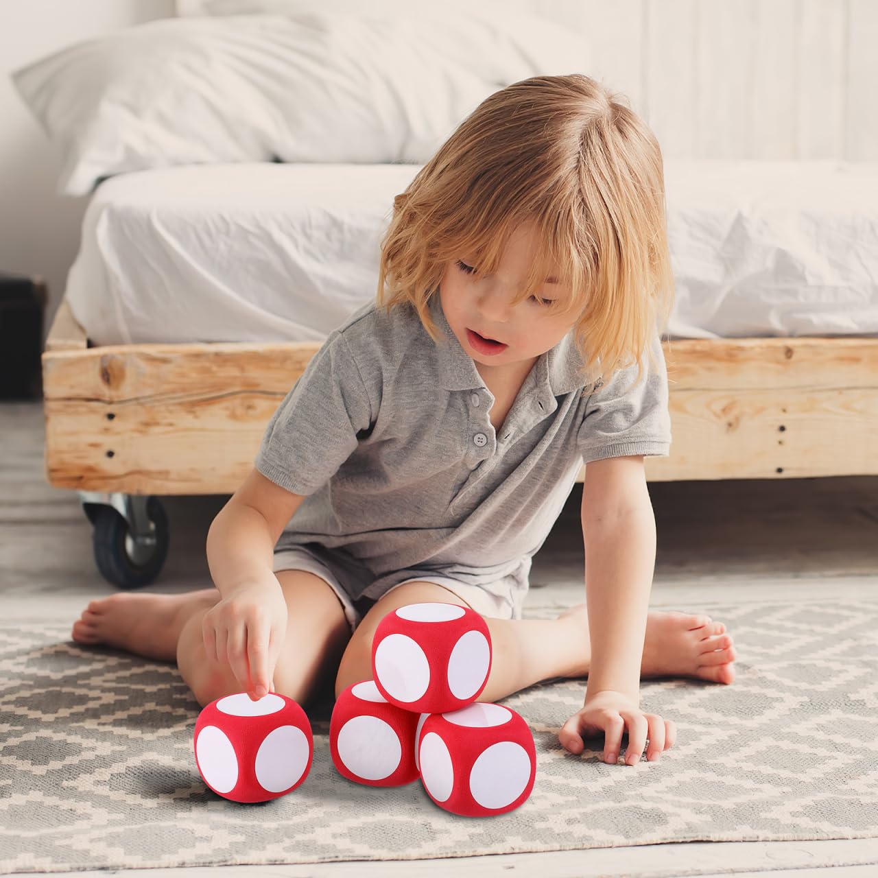 NUOBESTY dry erase dice for reusable learning games.