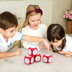 NUOBESTY giant foam dice 2.36-inch size on display.