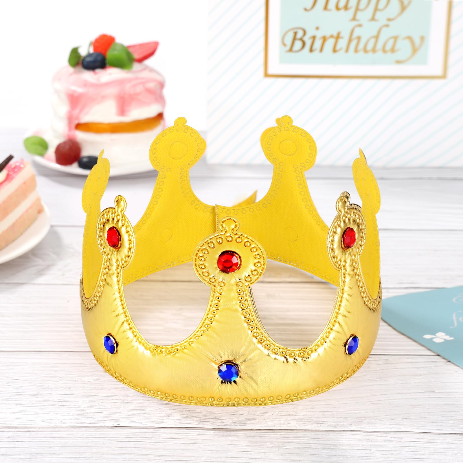 NUOBESTY Golden King Crown reusable design for multiple events