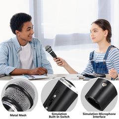 NUOBESTY party decoration microphone prop complements themed birthday setups.