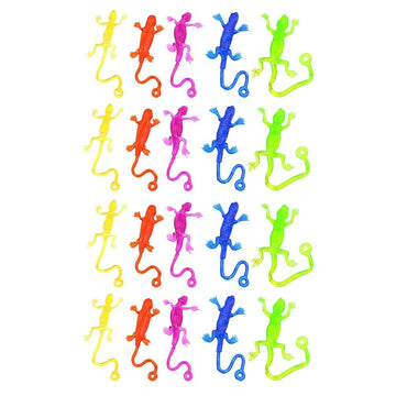 NUOBESTY sticky lizards toy collection for party favors and play