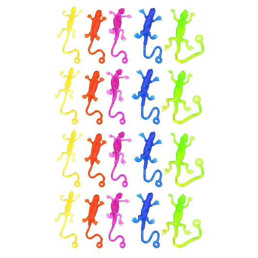 NUOBESTY sticky lizards toy collection for party favors and play