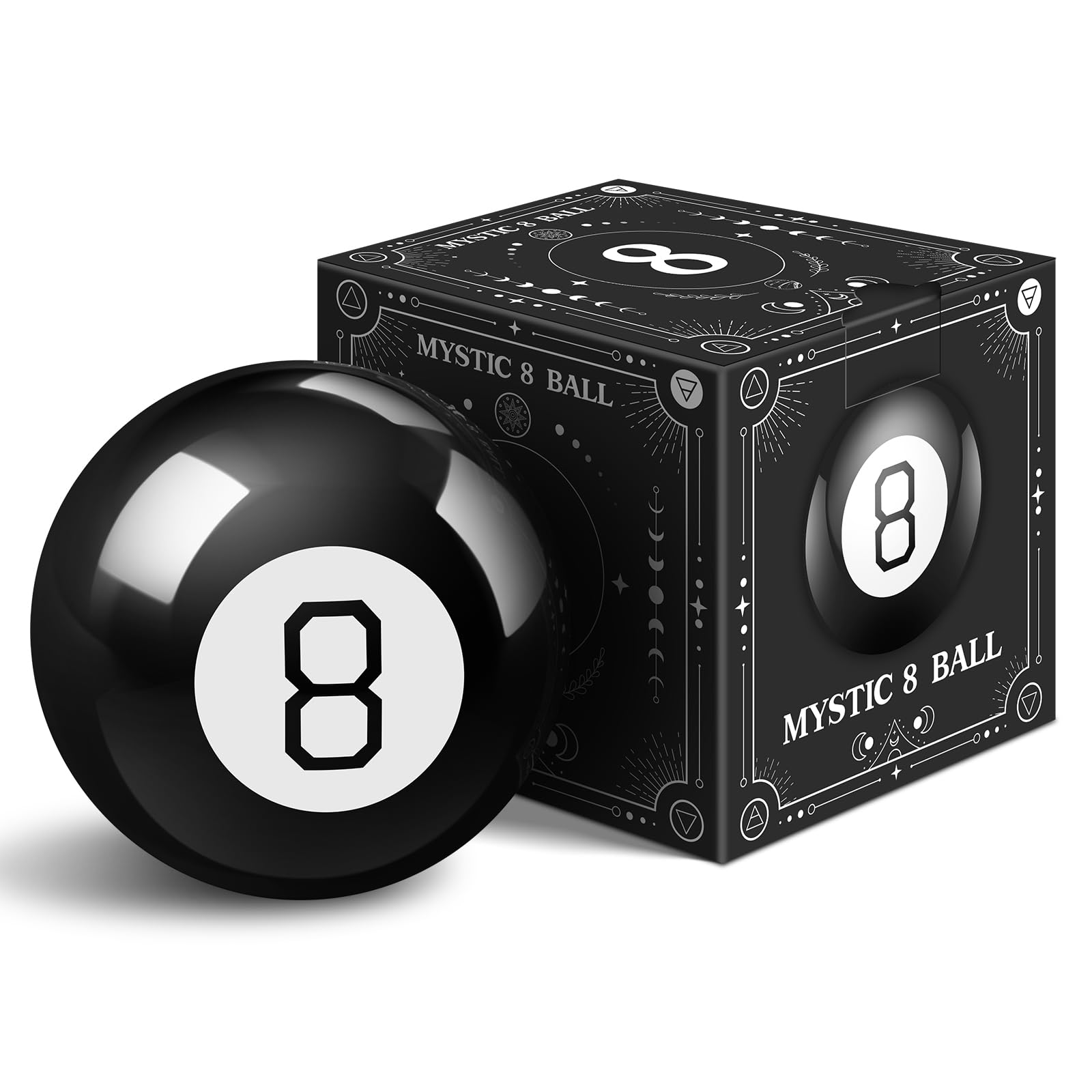 nuogae Mystic 8 Ball classic design for timeless fortune telling vibes at home.
